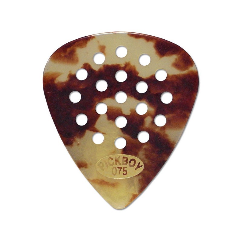 Pickboy Pos-a-Grip, Classic T Shell, Cellulose, 0.75mm, 10 picks